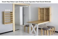 Meja Makan Lipat Dinding