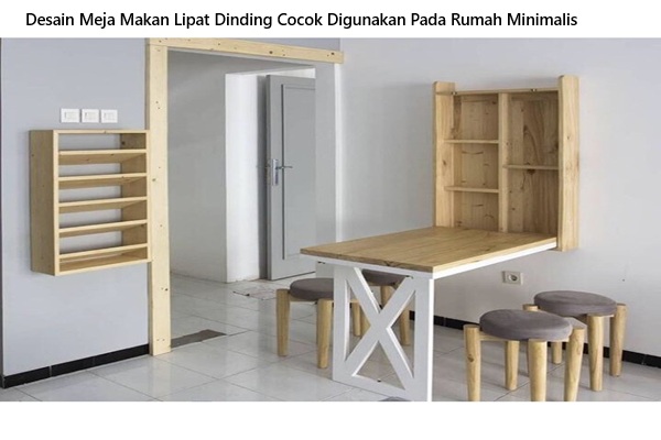 Meja Makan Lipat Dinding
