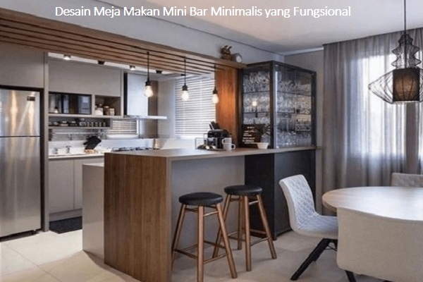 Meja Makan Mini Bar Minimalis
